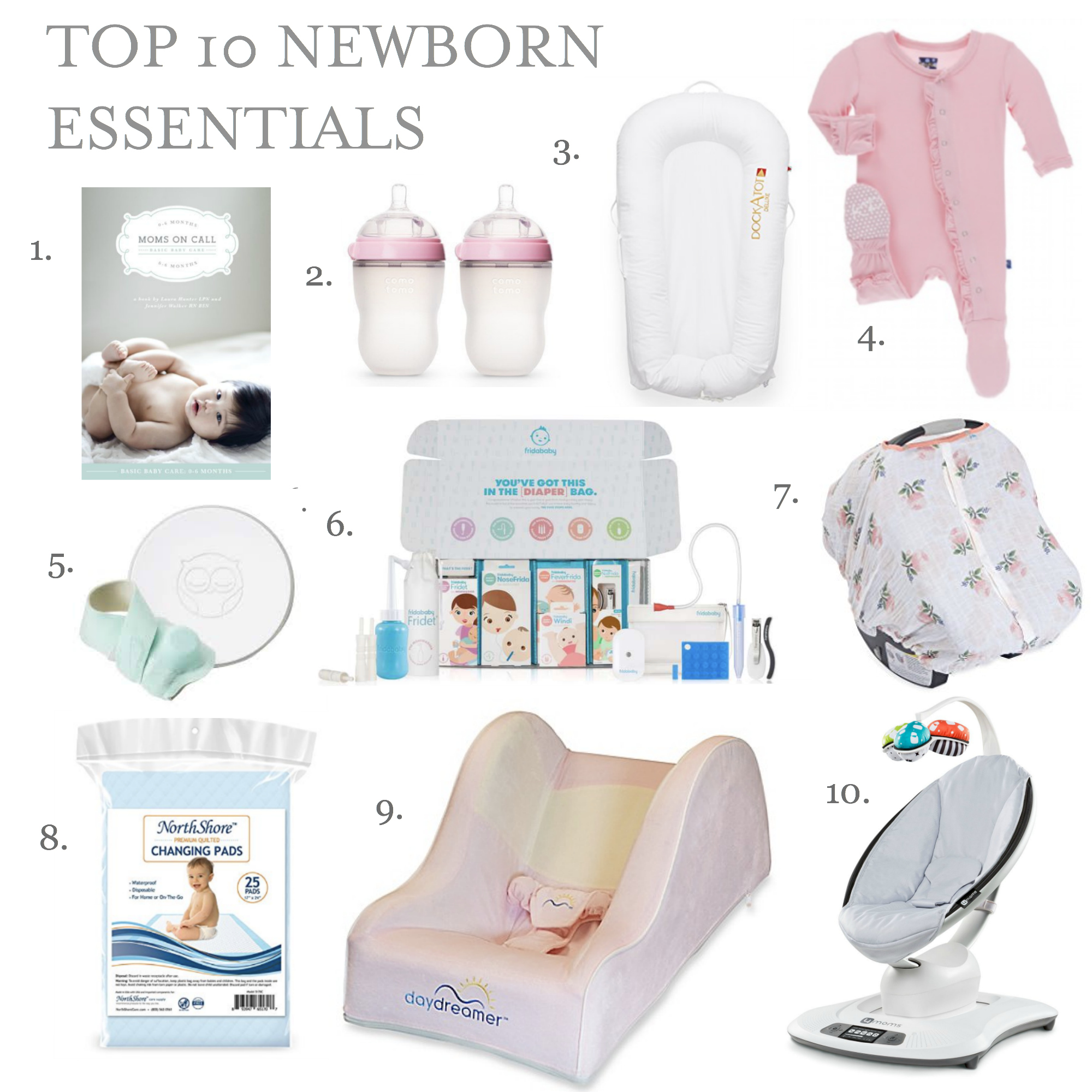 things needed for newborn baby in hospital